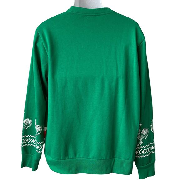 Huy Fong Rooster Sriracha Sauce Ugly Christmas Sweater with Pocket Sz Med  NWOT - Picture 2 of 4